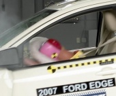 2014 Ford Edge IIHS Frontal Impact Crash Test Picture